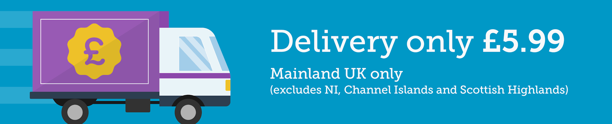Delivery from £5.99