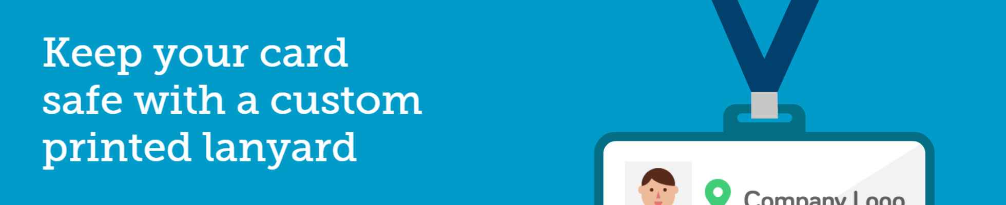 Keep your cards safe with a custom printed lanyard